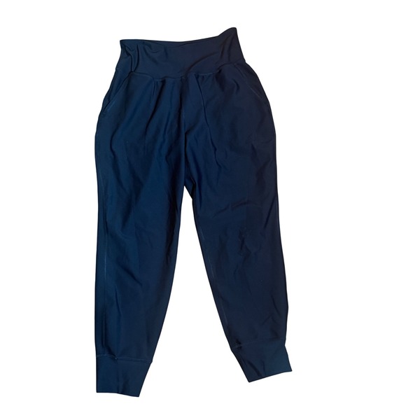 Old‎ Navy Active Elevate Go Dry Jogger Pants Navy Blue Women's Size Medium - Picture 3 of 9
